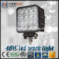48W auto led working light LED Work Light, Automobile Square 48w led work light For car/motorcycles/jeep, SUv